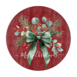 Seasonal Greenery with White Script 