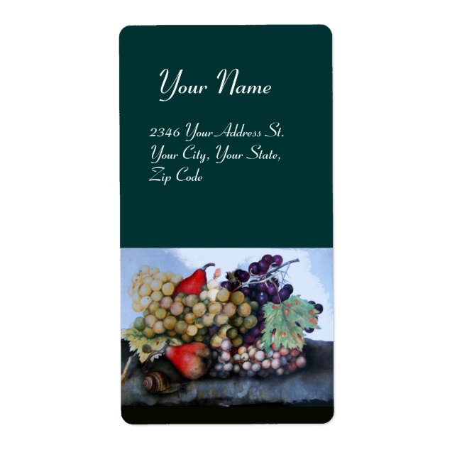 SEASONFRUKTER 1 - DRUVOR OCH PÄRON FRAKTSEDEL (Framsidan)