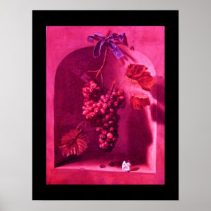 SEASONFRUKTER - VÄLSTÅND rosa röd lila Poster