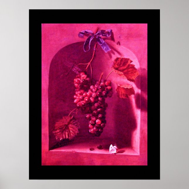 SEASONFRUKTER - VÄLSTÅND rosa röd lila Poster (Framsidan)