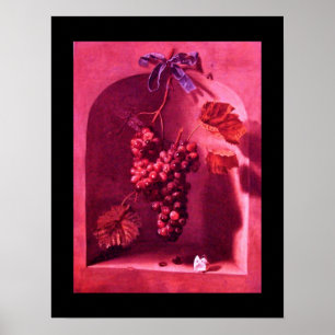 SEASONFRUKTER - VÄLSTÅND rosa röd lila Poster