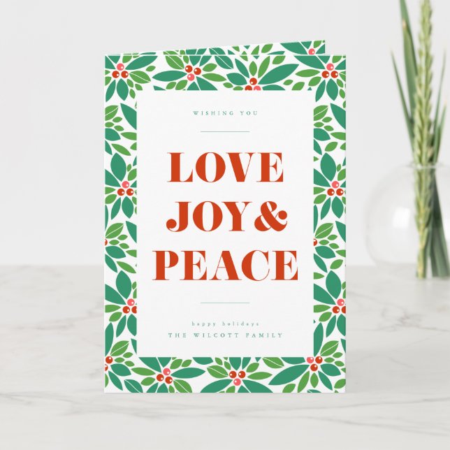 SEASONGREETINGARNA | Lägg till ditt fotokort Helgkort (Framsida)