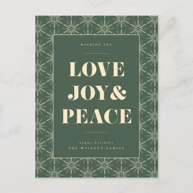 SEASONGREETINGARNA | Lägg till ditt fotovykort Vykort (Framsida)