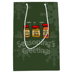 Seasonings Hälsning Funny Helgdag Pun