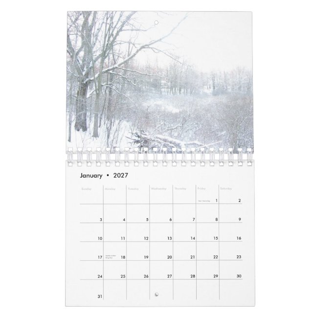 Seasons Calendar Kalender (Jan 2027)