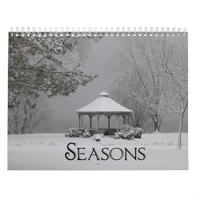 "Seasons" - Fotografi för fyra säsonger- Kalender (Omslag)