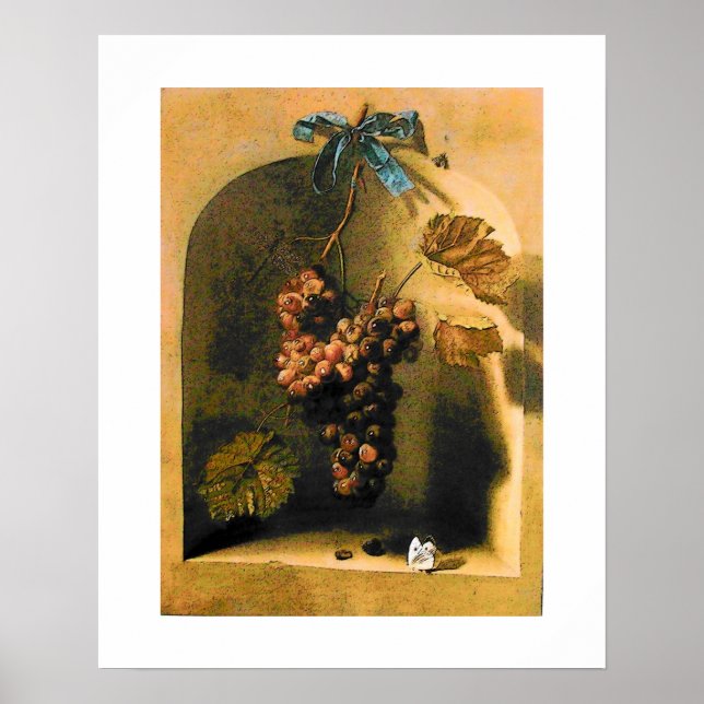 SEASONS FRUKTER - gulten PROSPERITETSBENvit Poster (Framsidan)
