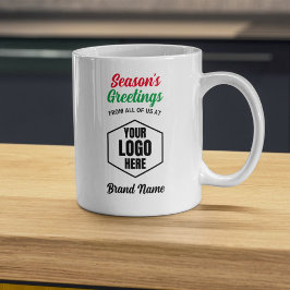 Season's Greetings Company Logotyp jul Gift Kaffemugg