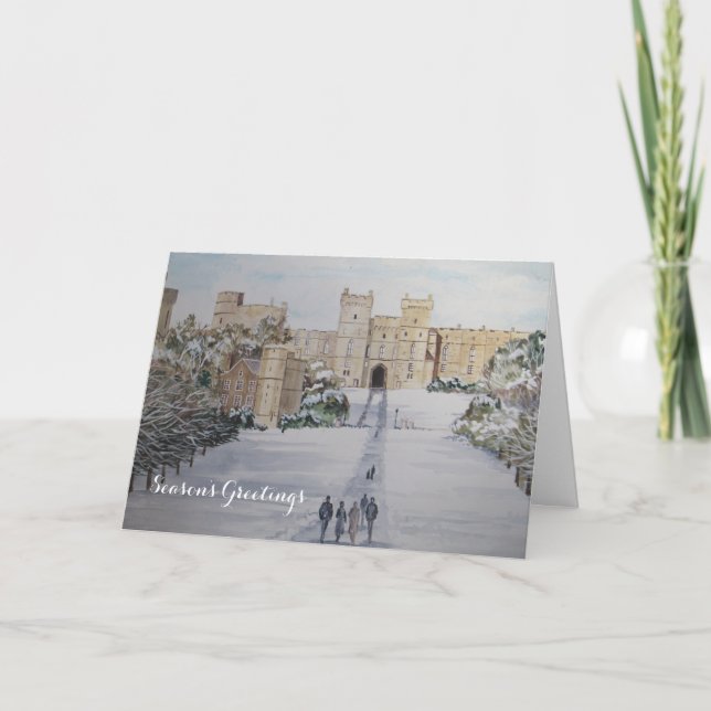 Season's Greetings Windsor Castle Helgkort (Framsida)