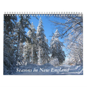 Seasons i New England ~-kalender Kalender