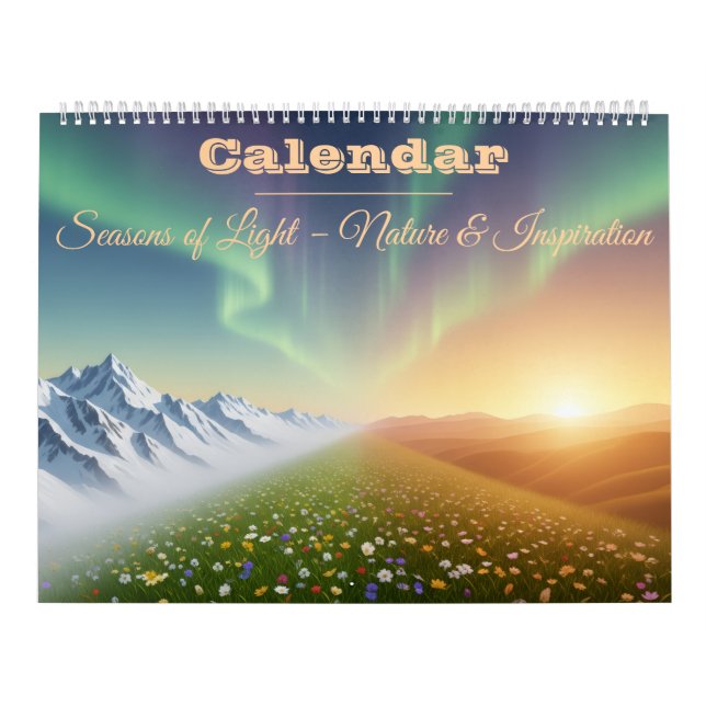 Seasons of Light – Nature & Inspiration Calendar Kalender (Omslag)