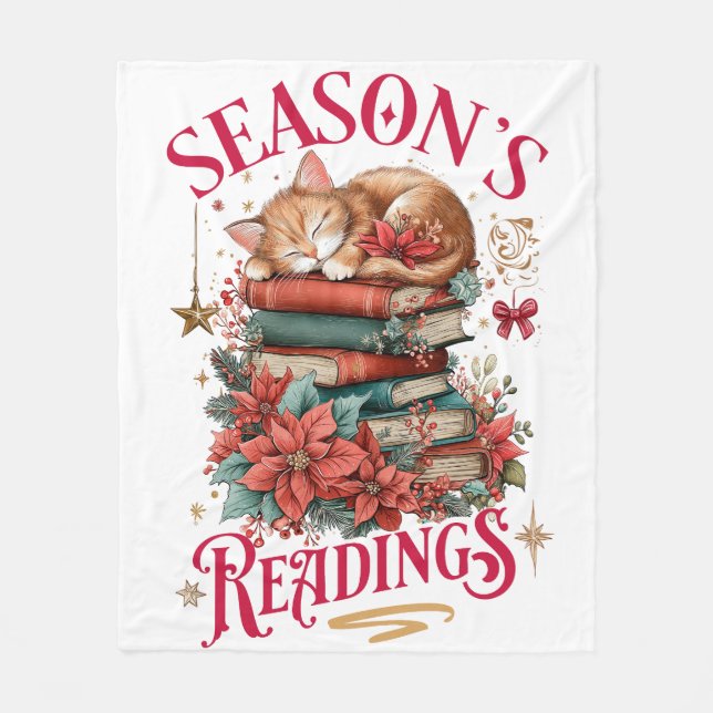 Season's Readings Cozy Kitten  Fleecefilt (Framsidan)