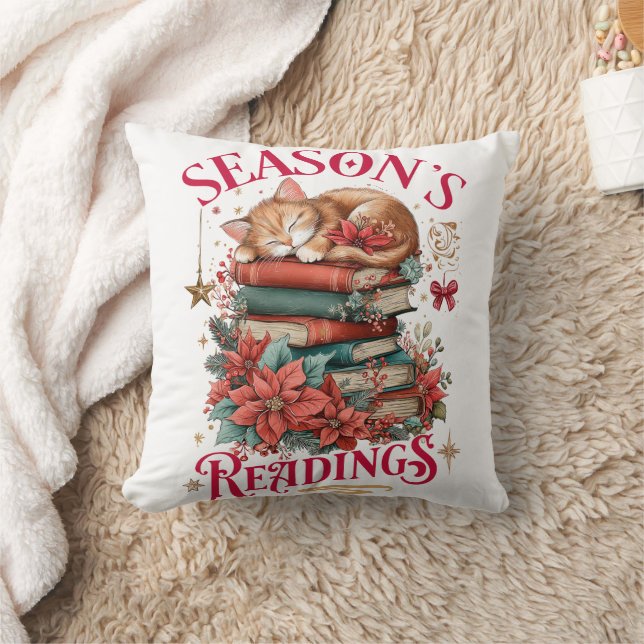 Season's Readings Cozy Kitten  Kudde (Filt)