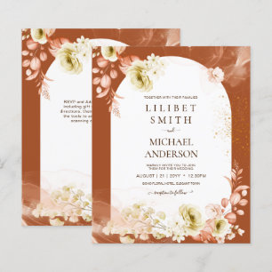 Seasons sjunker Earthen Mix Boho Blommigt Bröllop