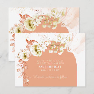 Seasons sjunker Earthen Mix Boho Blommigt Bröllop Vykort