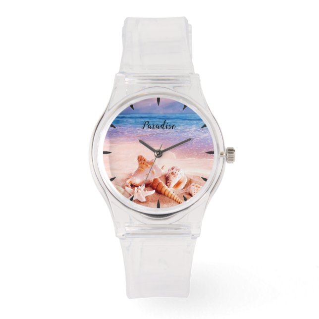 Seasslor vid Sea Beach Paradise Armbandsur (Framsida)