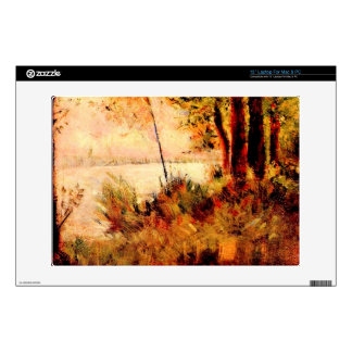 Seated sluttar vid Georges Seurat Skins För 33 Cm Laptops