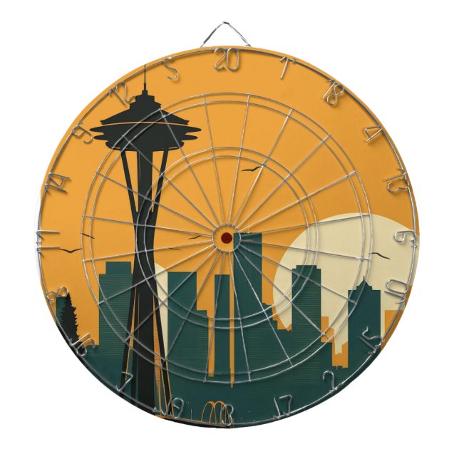 SEATTLE #1 DARTTAVLA (Framsidan)