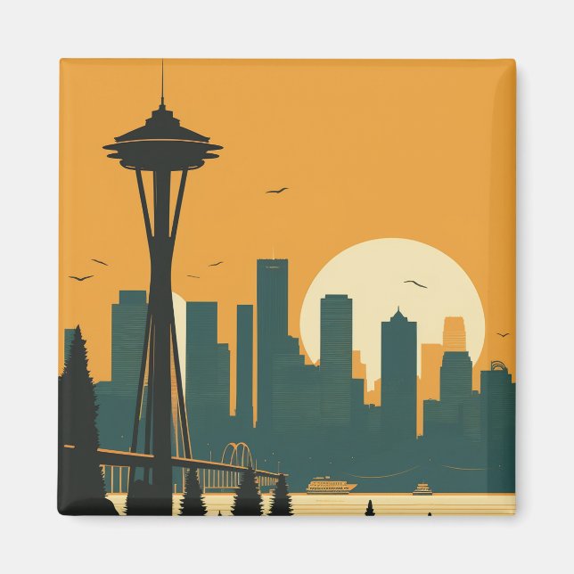 SEATTLE #1 MAGNET (Framsidan)