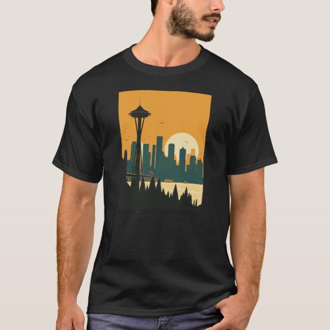 SEATTLE #1 T SHIRT (Framsida)
