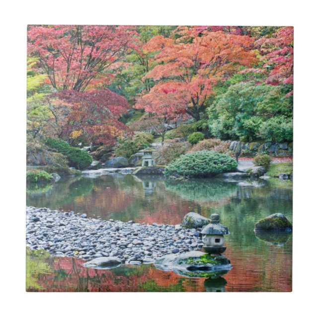 Seattle, Arboretum japanska trädgård Kakelplatta (Framsidan)