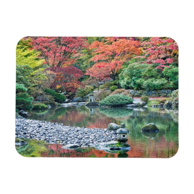 Seattle, Arboretum japanska trädgården Magnet (Horisontell)