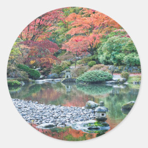 Seattle, Arboretum japanska trädgården Runt Klistermärke