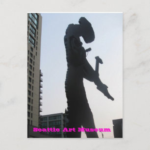 Seattle Art Museum - Hammering Man Vykort