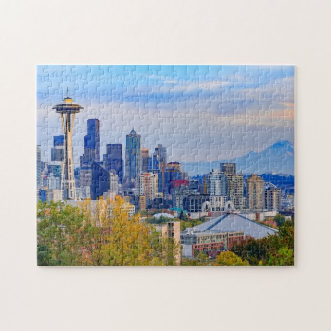 Seattle Art Senaste Jigszawa Puzzles Seattle Photo Pussel (Horisontell)