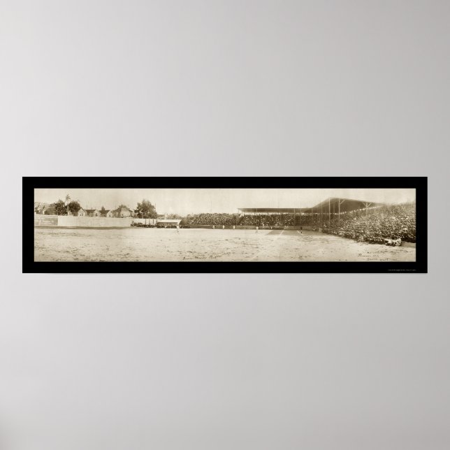 Seattle Baseball Park Photo 1907 Poster (Framsidan)