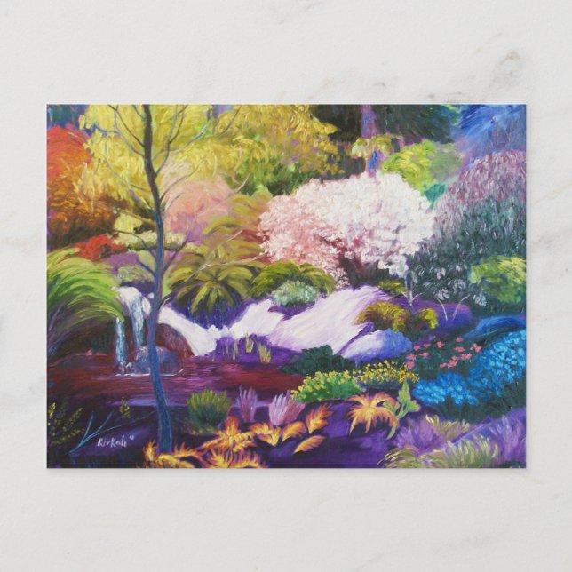 Seattle botanisk trädgårdvykort vykort (Framsida)