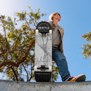 Seattle City Karta Skateboard