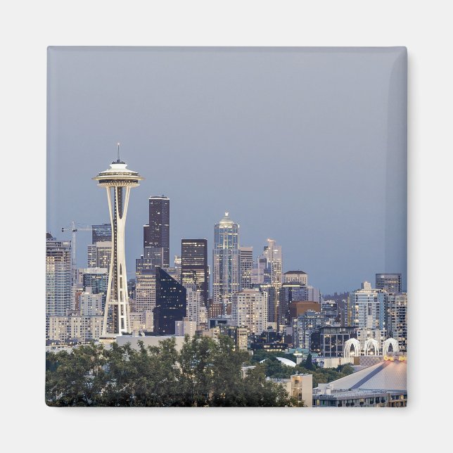Seattle cityscape magnet (Framsidan)