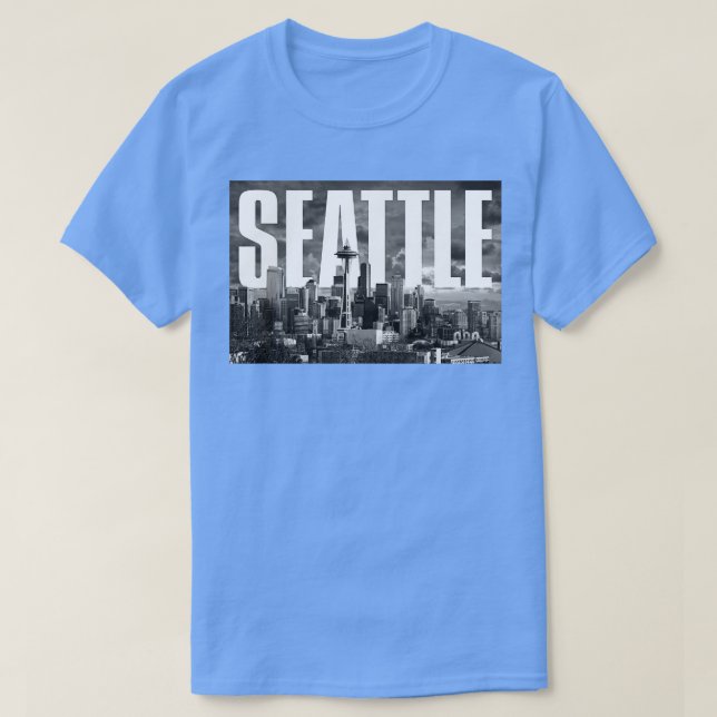 Seattle Cityscape T Shirt (Design framsida)
