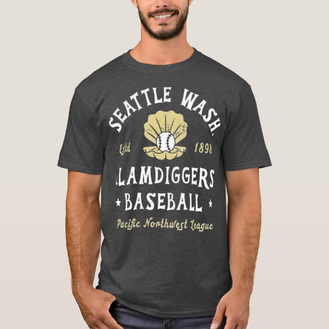 Seattle Clamdiggers - Washington T Shirt (Framsida)