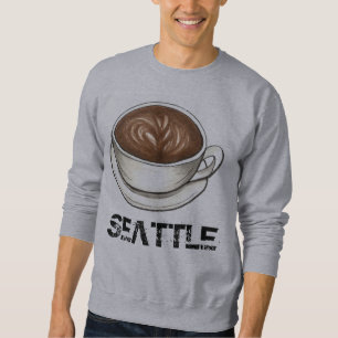 Seattle Coffee Kopp Latte Sweatshirt