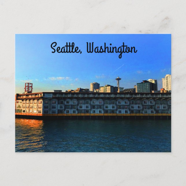 Seattle Edgewater Hotel #1 vykort (Framsida)