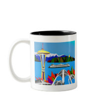 Seattle Emerald City Image Mugg
