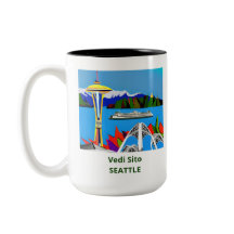 Seattle Emerald City Image Mugg