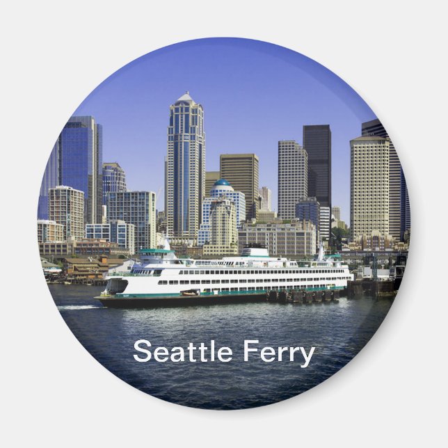 Seattle Ferry Washington Magnet (Framsidan)