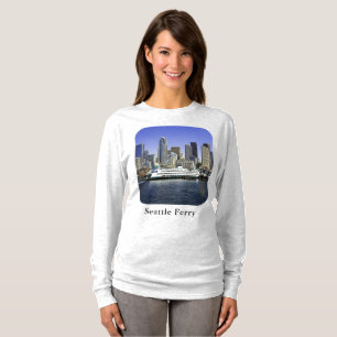 Seattle Ferry Washington State Women's Långärmad T Shirt