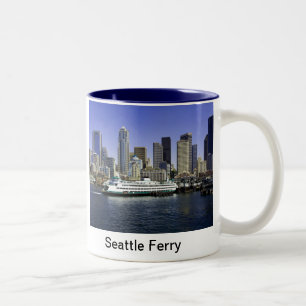 Seattle Ferry Washington Två-Tonad Mugg
