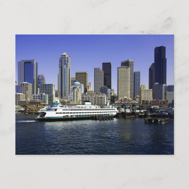 Seattle Ferry Washington Vykort (Framsida)
