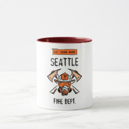 Seattle Fire Department 19. Mall för brandmän Mugg