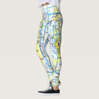 Seattle Flyway Chart-läggsenor Leggings