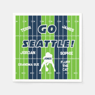Seattle Football Family Pappersservett