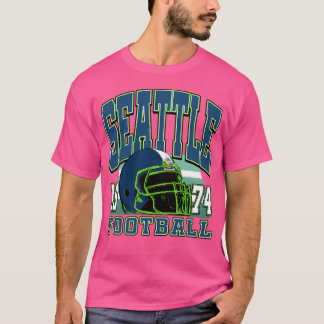 Seattle Football Vintage Stil T Shirt