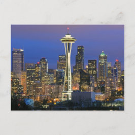 Seattle från Kerry Park i Queen Anne Vykort