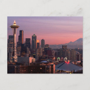 Seattle från Kerry Park. Vykort