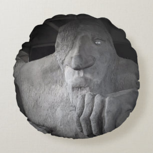 Seattle Fremont Troll 2 sidig tryckt kudde